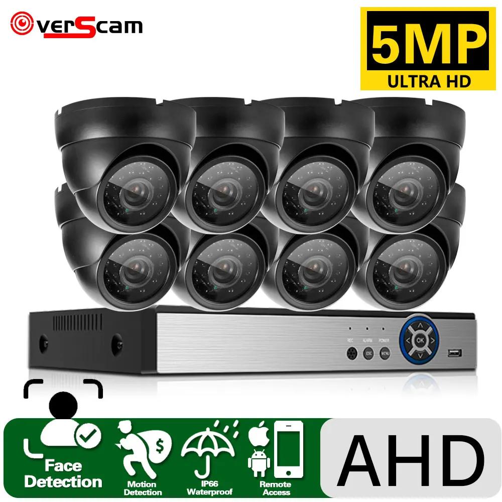 AHD CCTV ī޶  ý ŰƮ, 5MP 8CH DVR ŰƮ, ǳ Ȩ   Ƴα  ī޶   ý Ʈ